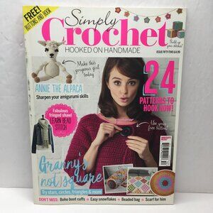 Simply Crochet Issue 52 Hooked On Handmade 24 Patterns Bag Scarf Shawl Amigurumi